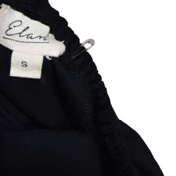 Elan Black Halter Maxi Dress S Minimalist Resort - Picture 6 of 6